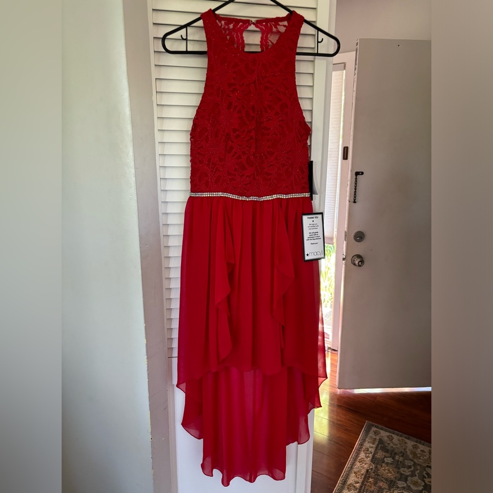 City Studio - Core Social Beautiful Red cocktail Dress New with Tags.  Size 7
